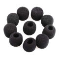 10PCS Microphone Windscreen Sponge Cover Headset Mic Foam Cover Protective Cap for Gooseneck Meeting Mic. 