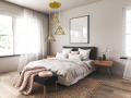 3 in 1 Triangle Shape Hanging Lamp, Ceiling Lights, Indoor Lights - Modern Pendant for Home & Office | LED/Filament Bulb Compatible (Bulb Not Included). 