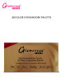28 Color Makhmali & Matte  Eyeshadow Palette, Eyeshade Kit. 