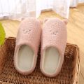 Cute Cat Fluffy Furry Women Home Platform Men Winter Plush Slides Indoor Fuzzy Slippers Lovely Cotton Shoes. 
