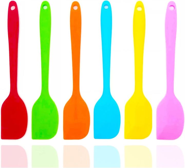 Silicone Spatulas Rubber Spatula Heat Resistant Non-Stick Flexible Scrapers Baking Mixing Tool