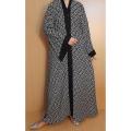 Georgette front open gown for girls. 