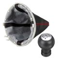 5-Speed Car Gear Shift Knob Cover Central Control Gear Head with Dust Cover for Suzuki Swift 2005-2010 SX4 2007-2013. 
