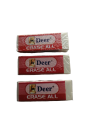 DEER ERASE ALL ERASER ART NO. ER60(20 pcs in a box) (DR-20) + FREE 5x PENCIL SHARPNERS. 