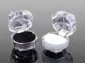 Crystal Ring Box with New Fashion Double Leaf Ring For Girls and Women's. 