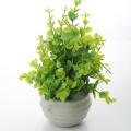 02 pcs size7to8 inches Artificial Plants Potted Plant Greenery Decor for Indoor Home Farmhouse Aesthetic Bedroom Shelf Office Desk Bathroom Decoration. 