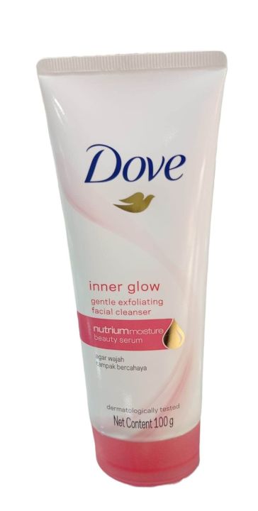 Dove inner glow facial cleanser