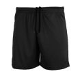 Pack of 3 Men's Performance Running Sports Shorts, Gym Fitness Football Polyester Shorts - Black, Blue, Navy Blue Shorts. 