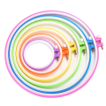5pcs Embroidery Hoop Circle Round Frame Cross Stitch Ring Plastic Circular Embroider Hoops Needlework Tools for Home Patchwork. 