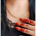 Best Qualtiy Golden Leaf Chain Fish bone chain Design For Girls And Womens. 