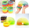 Spring Gag Toy, Rainbow Spring Game, Baby and Kids Rainbow Color Toy Magic Spring Pack Rainbow Spring Gag Toy Multicolor. 