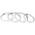 4 Pieces Self-Adhesive Measuring Tape,Steel Ruler for Measuring. 