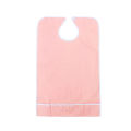 Adult Bibs Waterproof Oil-resistant PVC Elderly Patients Reusable Saliva Towel for Dining. 
