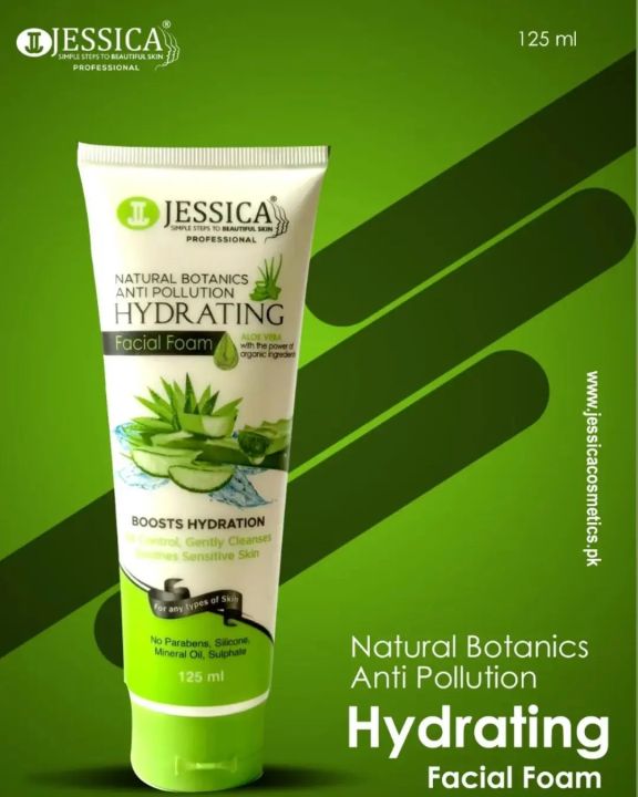 Jessica%20Anti%20Pollution%20Hydrating%20Aloevera%20Plus%20Green%20Tea%20Facial%20Foam%20-%20125ml%20-%20Image%202