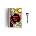 High Quality Reusable Mehndi Practice Books  For Henna Practice with free Scrub (pack of 2). 