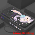 Casing Redmi Note 9s Xiaomi Redmi Note 9 pro back cover phone case softcase liquid silicone protector smooth shockproof bumper cover new design rabbit cartoon ytdxt02. 
