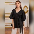 NEELUM V NEW ARRIVAL WESTRN TOP  Puff Sleeve Wrap Belted Peplum Top Puff Sleeve Wrap Belted Peplum Top Puff Sleeve Wrap Belted Peplum Top Puff Sleeve Wrap Belted Peplum Top. 