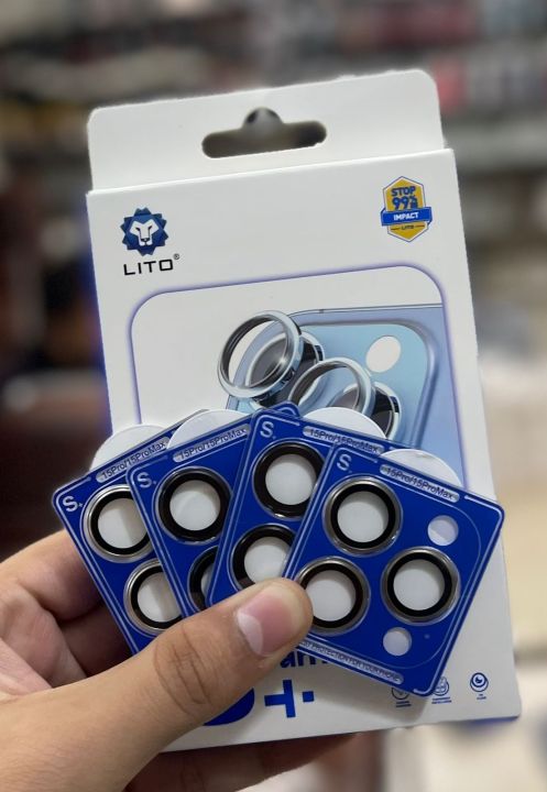 Lito Camera Lens Protector for 15 Pro Max Black Titanium