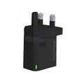 Rofee RG-130 Smart & Fast Dual Port USB-A&C 30W Wall GaN Charger Without Cable 3 Pin. 