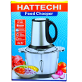 Portable 3 Litre 6 Titanium Blades Stainless Steel Electric Meat Grinder / Chopper / Mincer 4  / 6 Blades Silver Crest 2 in 1 1000 watts with Mixer Kolax / Silver Crest/ GSNationa. 