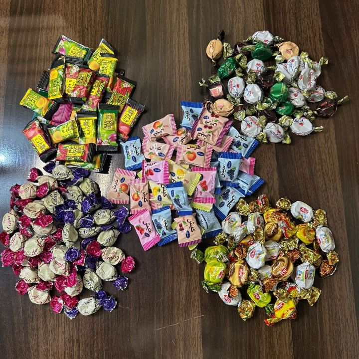 Combo pack of 500g Mixed Candies 5 different types 17 Flavor | toffees | Mix Candies