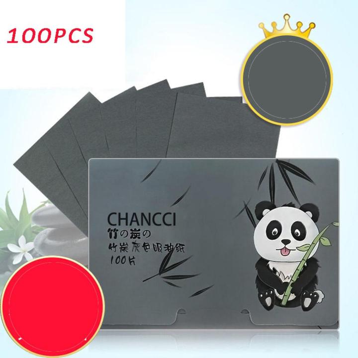 100pcs Portable Oil Blotting Rice Sheets Facial Oil-Absorbing Paper Pack Oil Control Face Skin Care Product For Men Women