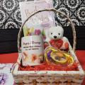 happy wedding gift basket - gift basket for couple - marriage gift - wedding gifts. 
