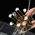 1pc Household Cup/Glass Holder, Rotating Drain And Dustproof Glass Cup Holder. 