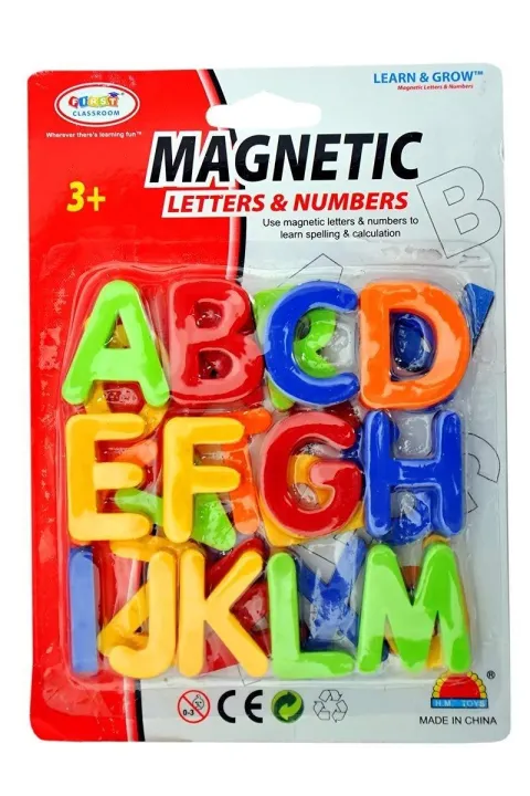 Magnetic%20English%20Capital%20Alphabets%20-%2026%20Pieces%20-%20Multicolour%20-%20Image%204