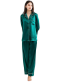 Women’s Silk Satin Nightwear Set – Multiple Colors | Luxury Sleepwear Satin Nightwear, Women’s Silk Pajamas, Pink Nightwear Set, Green Satin Pajamas, Red Luxury Sleepwear, Mehroon Nightwear, Grey Silk Pajamas, Black Satin Sleepwear, Comfortable Night Suit. 