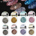 Myyeah 5ml 8 Colors Nial Shining Glitter Reflective Sequins Gel Soak Off UV LED Varnish For DIY Nail Art Manicure Tools. 