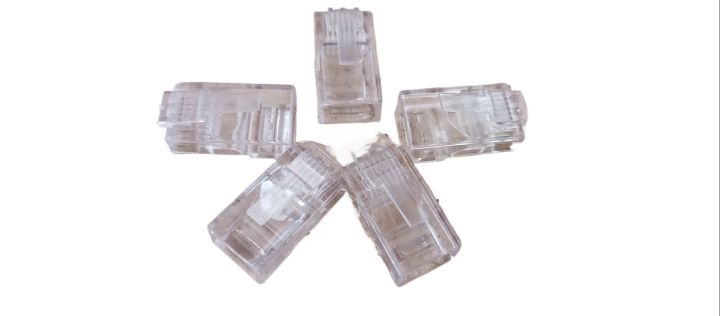 Cat 6 Internet Connector | High-Speed Cat 6 RJ45 Ethernet Connector | Reliable and Durable Network Connector for Internet | Cat 6 Cable Connector for Fast and Stable Data Transmission