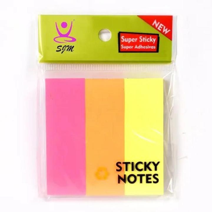 Post-it Page Marker. pack of 3 pads 100 sheets, 3 x 3 in x (76 x 76 mm).Flags Tabs Page Markers Small Sticky notes, for Temporary Marking and Noting In Books. Sticks securely removes cleanly. 3 colors/pack