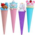 Cone Style Eraser In Beautifull Desings. 