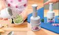 Handy Press Stainless-Steel Vegetable Chopper. 