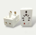 Universal Multi Plug Travel Adapter Different Design US AU UK EU Base Socket Plug Round and Flat Pin Power Plug Light Plug Multi Shoe Switch Socket Adapter Fuse and Light(Round and Flat Pins) Multy Plug. 