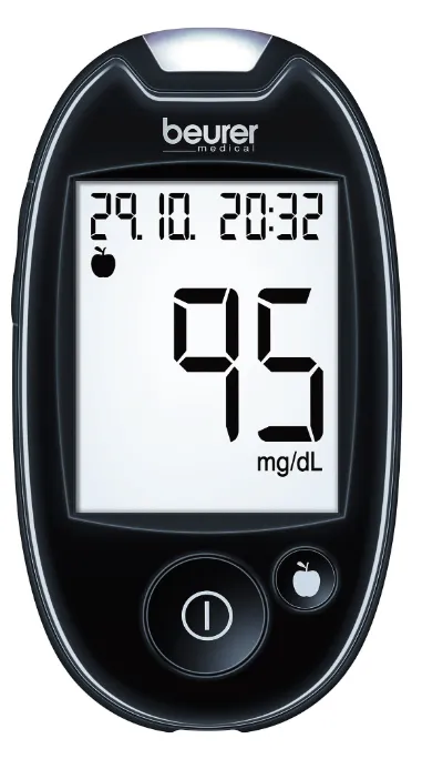 Beurer%20GL%2044%20Blood%20Glucose%20Meter%20Device%20mg/dL%20Black%20-%20Image%202