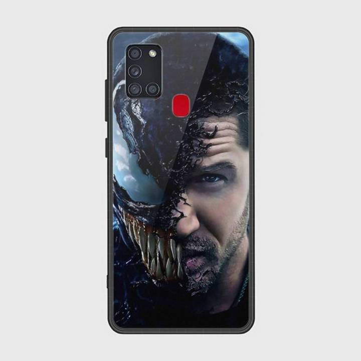 Samsung Galaxy A21s Cover - SkinLee HQ Infinity Glass Case (Soft) - Venom - SKINLEE-508-1-797-487