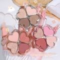 ?? Clover Eyeshadow Palette Highlight Four-Color Dreamy Eye Makeup Fine Pearlescent Eye Shadow Eye Shadow All In One Palette Blush. 