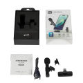K8 Wireless Microphone Mic Universal Plug & Play - Audio Mic for Live Game Video Shooting Streaming Vlogging Mic Video FOR TYPE C, IOS & MICRO Ports. 