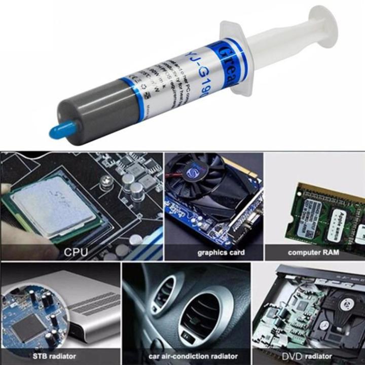 YJ-G190 30g Silicone Thermal Paste Heat Transfer Grease Heat Sink CPU GPU Chipset Notebook Computer Cooling Thermal Paste Compound Heatsink Plaster Paste