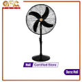 GFC AC DC Pedestal Fan Myga Copper 20 Inch Energy efficient Electrical Steel Sheet and 99.9% Pure Copper Wire 3 speed options Brand Warranty. 