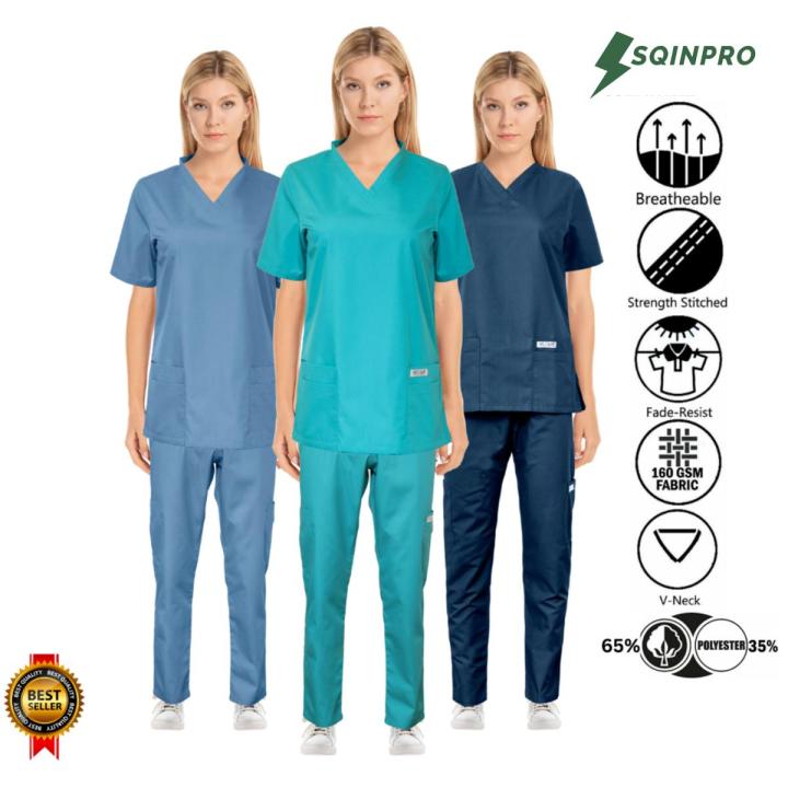 Doctor%20Uniform%20Scrub%20For%20Women%20Ladies%20Girls%20Students%20%20Nurse%20Hospital%20Medical%20Suit%20Export%20Quality%20Customized%20-%20Image%202