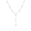 Rhinestone Inlaid Long Drop Bridal Back Necklace Lady Body Chain Wedding Jewelry Rhinestone Inlaid Long Drop Body Chain All matc. 
