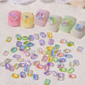 Nail Glitter Rhinestone Non-Drop Nail Art Rhinestone Color Flat Bottom Decoration. 