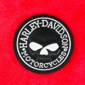 Harley Davidson metal Emblem black 3 inches 01 pc. 
