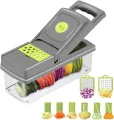 Multifunctional Vegetable Cutter Nicer Dicer Plus Salad Vegetable & Fruit Cutter - 12 in 1 Nicer Dicer Chooper Vegetable Cutter. 