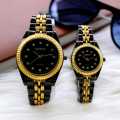 2Pcs/Set Couple Watches For Lovers / Couple Luxury Fashion Stainless Steel Analog Wrist Watch. 