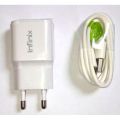 Original Infinix Fast Mobile Phone Charger Fast Charger With Charging Cable For All Infinix Mobile Phones Charger-Charging Vooc. 