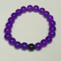 Beautiful Purple and Black Glass Bead Friendship Bracelet for Couples, Bestfriends, Besties, Boys and Girls. 